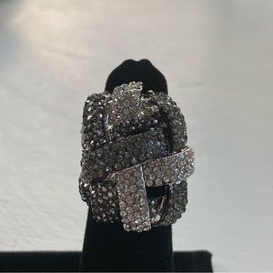 Black & White Rhinestone Ring
